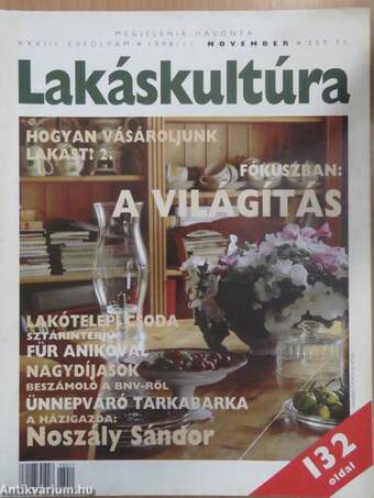 Lakáskultúra 1998. november