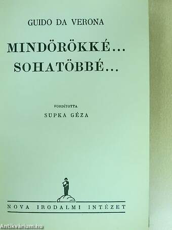 Mindörökké... sohatöbbé...