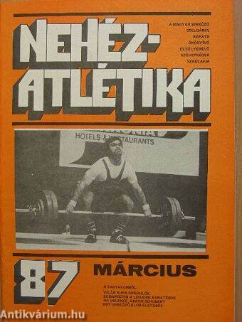 Nehézatlétika 1987. március