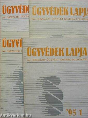 Ügyvédek Lapja 1995/1-4.