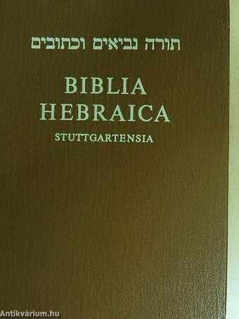 Biblia Hebraica Stuttgartensia