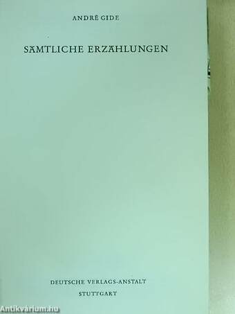 Sämtliche Erzählungen