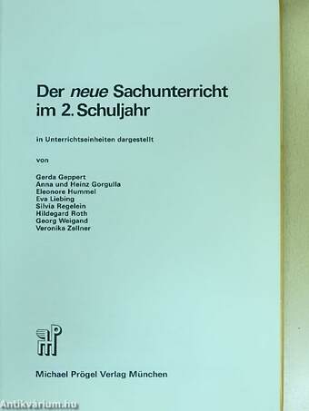 Der neue Sachunterricht im 2. Schuljahr