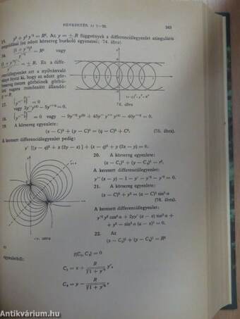 Műszaki matematikai gyakorlatok B. VII./1-2.