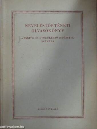 Neveléstörténeti olvasókönyv