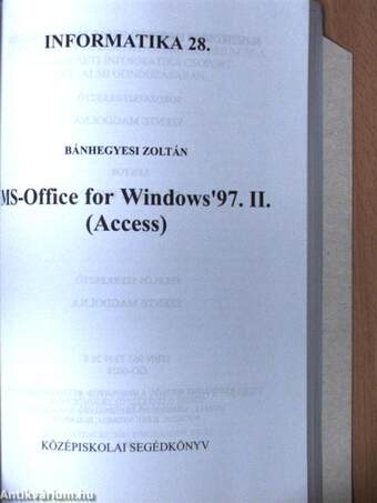 MS-Office for Windows '97. (Word-Excel, Power Point-Access)