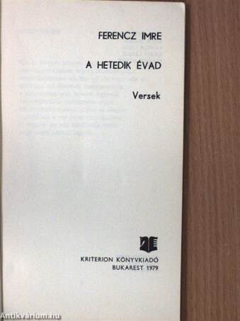 A hetedik évad