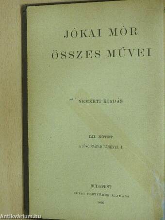 A jövő század regénye I-II.