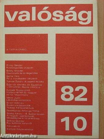 Valóság 1982. október