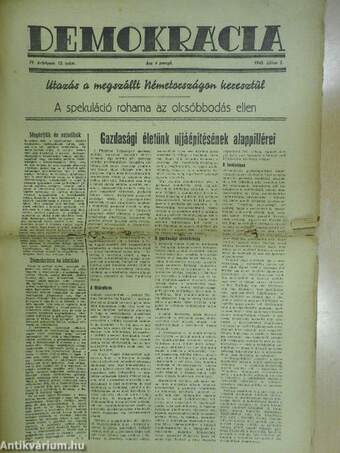 Demokrácia 1945. július 2.