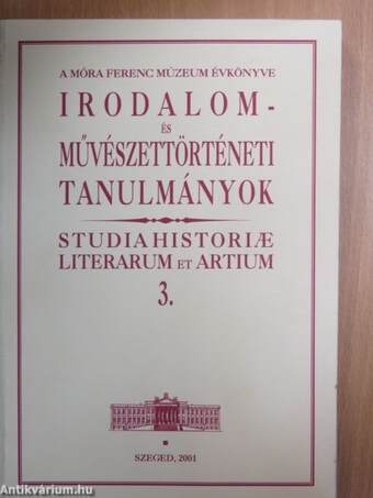 Irodalom- és művészettörténeti tanulmányok 3.