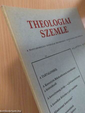 Theologiai Szemle 1983/4.