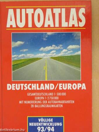 Auto-Atlas Deutschland-Europa