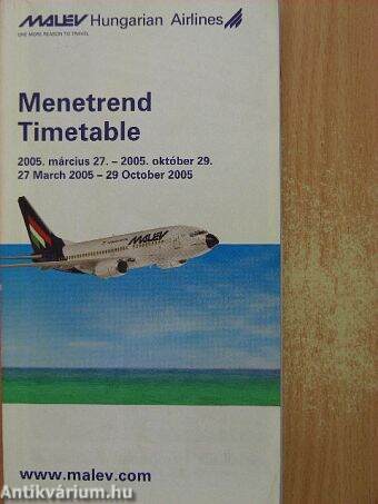 Menetrend/Timetable