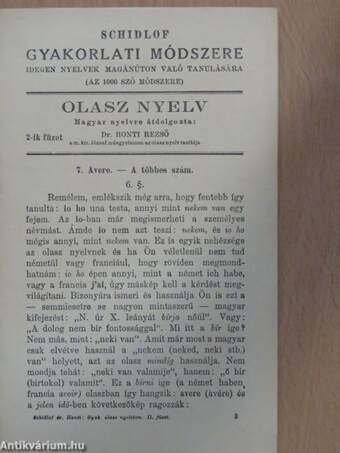 Schidlof gyakorlati módszere - Olasz 2-10. füzet