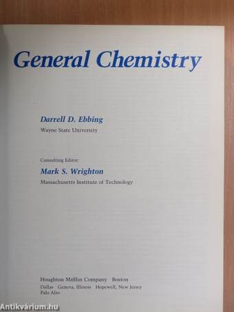 General Chemistry