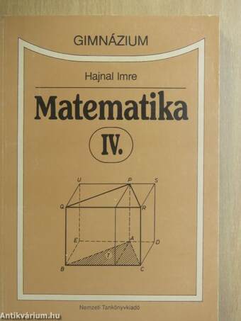 Matematika IV.