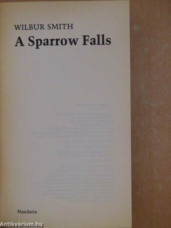 A Sparrow Falls