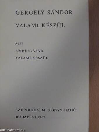 Valami készül