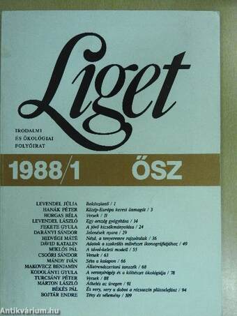 Liget 1988. Ősz-tél