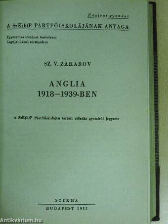 A XVII. századi angol polgári forradalom. Franciaország és Németország a XVII. század második felében és a XVIII. században/Anglia a XVIII. században. Az ipari forradalom. Anglia Északamerikai gyarmatainak függetlenségi harca. 