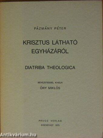 Krisztus látható egyházáról