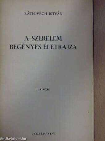 A szerelem regényes életrajza