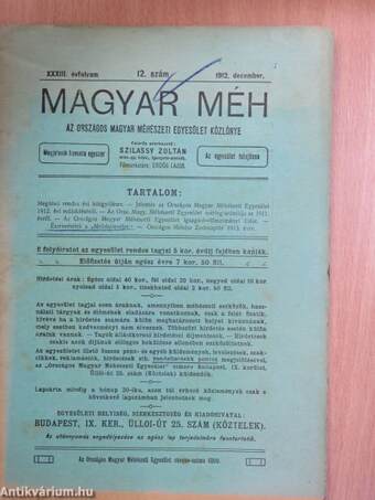 Magyar Méh 1912. december