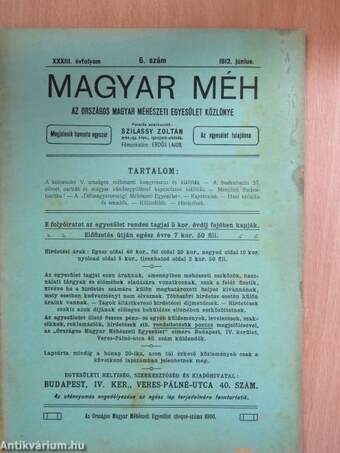 Magyar Méh 1912. június