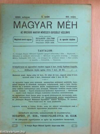 Magyar Méh 1912. május