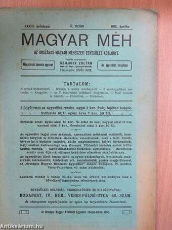 Magyar Méh 1912. április