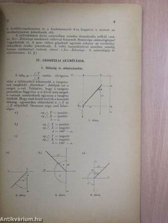 A számológép alkalmazása a geodéziai műveletekben