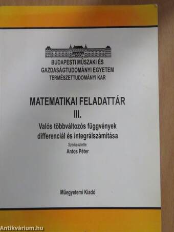 Matematikai feladattár III.