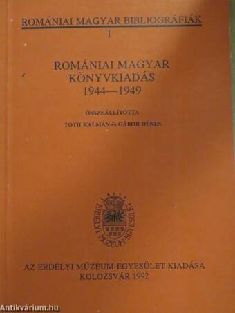 Romániai Magyar Könyvkiadás 1944-1949