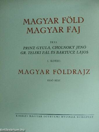 Magyar föld, magyar faj I-IV.