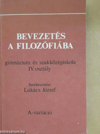 Bevezetés a filozófiába