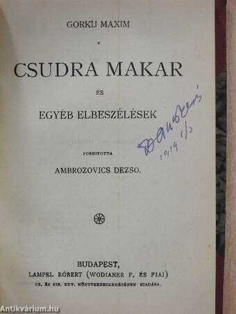 A tévedés/Huszonhat és egy/Csudra Makar és egyéb elbeszélések/Konovalov