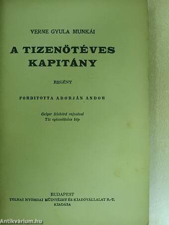 A tizenötéves kapitány