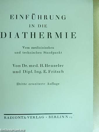 Einführung in die Diathermie