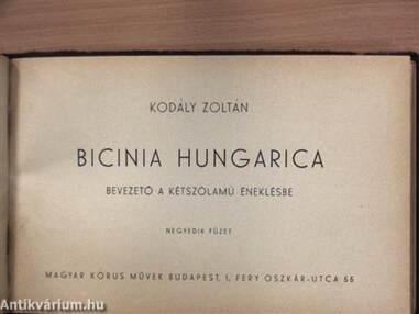 Bicinia hungarica I-IV