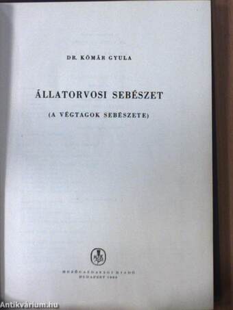 Állatorvosi sebészet