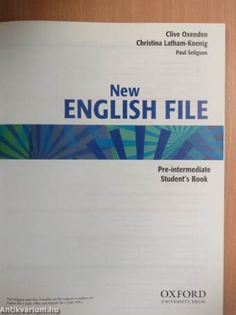 New English File - Pre-intermediate - Student's Book