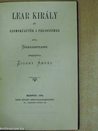 Lear király