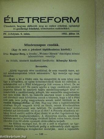 Életreform 1935. július 18.