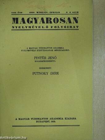 Magyarosan 1939. március-április