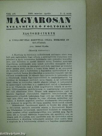 Magyarosan 1939. március-április