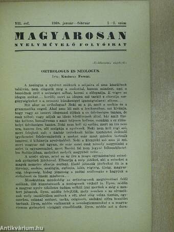 Magyarosan 1938. január-február