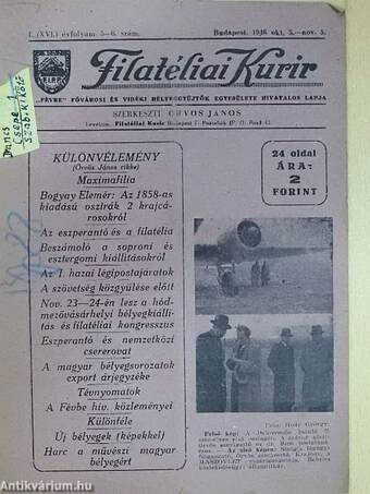 Filatéliai Kurir 1946. okt. 5.-nov. 5.