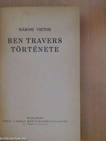 Ben Travers története