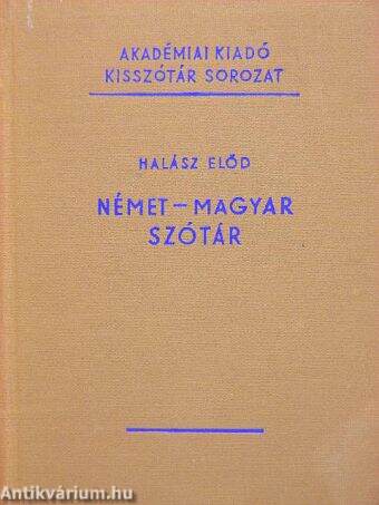 Német-magyar szótár